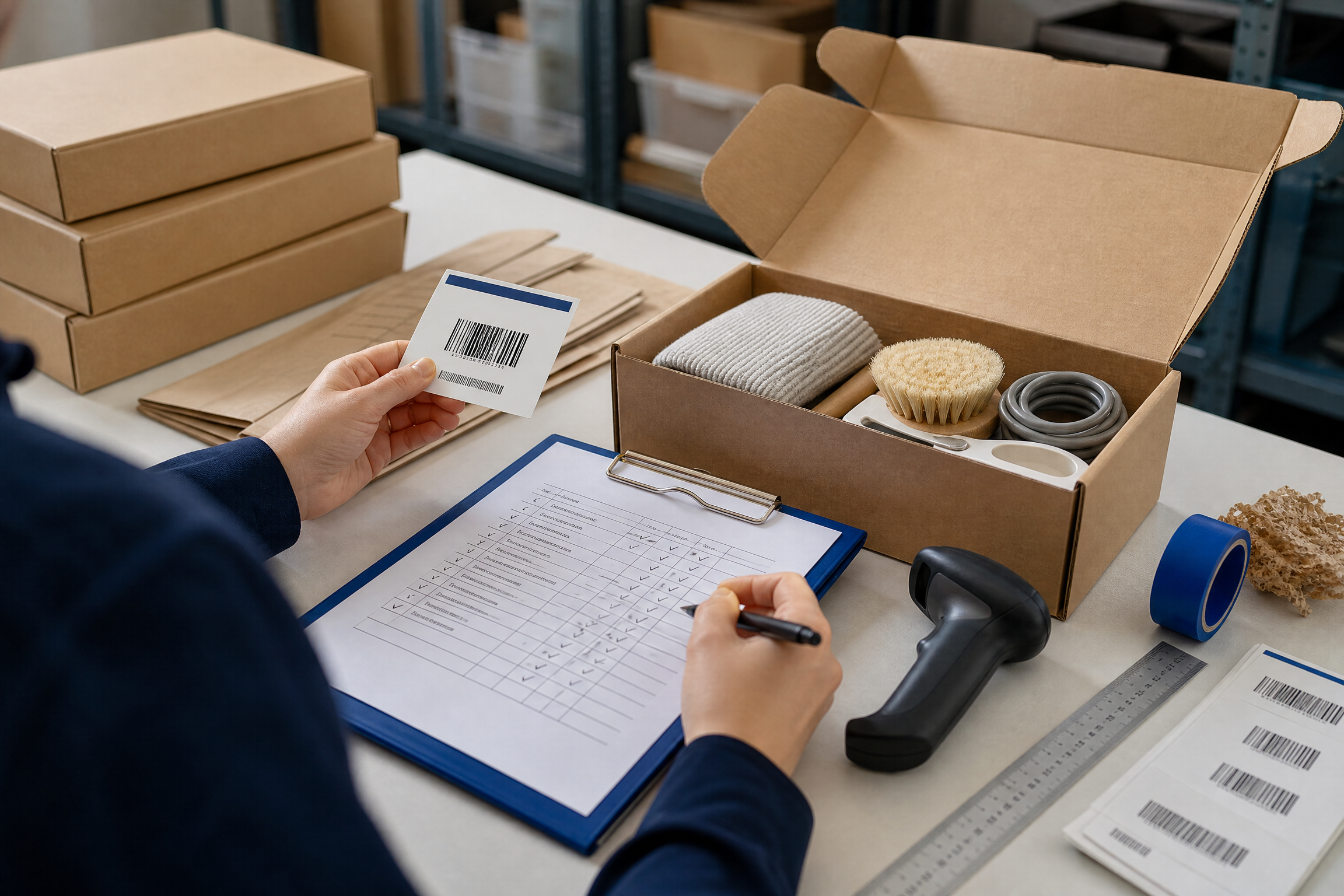 Contrôle de packaging et étiquetage de produits de consommation générale